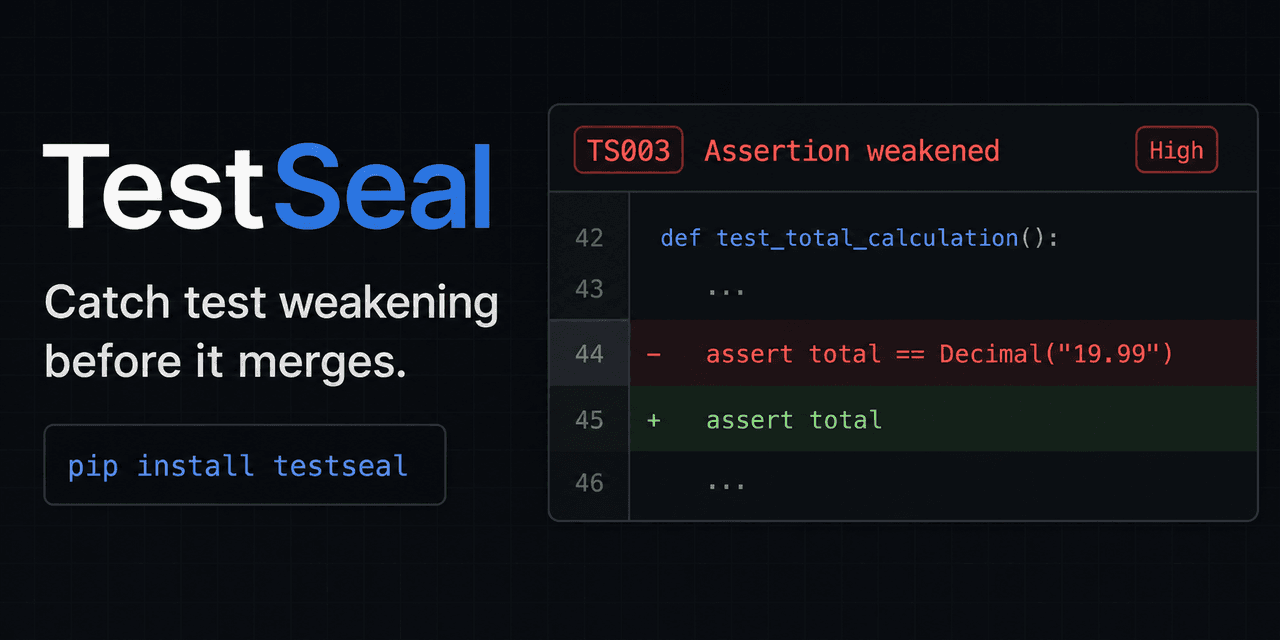 TestSeal test-integrity checker preview